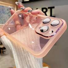 1 个全新透明 TPU 防摔防指纹手机壳 + 闪光贴纸 + 内置镜头膜 + 完整手机壳，适用于 iPhone 16、iPhone 16 Pro Max、iPhone 15、iPhone 15 Pro Max、12 Pro Max、13 Pro Max、14 Pro Max、13、14、11、12Pro、14、iPhone XS、XR、78P、78GES2、A13 4G、A22、A21S、A51 4G、A52、S22 Ultra、A33 5G、A53、A14、S23 Ultra、S24、A15、S23、A73、Redmi、OPPO