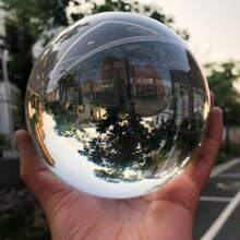 Clear Glass Crystal Ball Magic Healing Meditate Sphere Photography 100mm + Stand - Variant1 - View 5