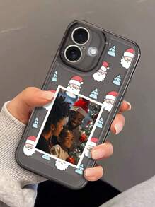 1 pieza Funda de teléfono personalizada de TPU con tema espacial compatible con iPhone 16 Pro Max / Samsung S24 Ultra