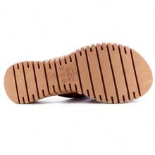 Usaflex Platform Sandal Leather Strap Laser Detail - 紅色 - 查看 2