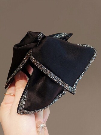 1 件时尚发夹，时尚实用，适合派对、户外和日常使用发夹发夹发夹发夹发夹发夹，休闲秋冬发饰，适合女士蝴蝶结度假装扮