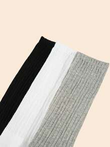 3 pares de calcetines altos de mujer gruesos y cálidos, aptos para todas las estaciones, calcetines tipo botas caídos