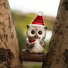 1pc Mũ cú trang trí sáng tạo, đồ trang trí nhà cửa, quà tặng trang trí Giáng sinh, đồ trang trí bằng nhựa cho kệ phòng khách, cây sân, đồ trang trí tượng cú cho phòng ngủ, văn phòng, nhà bếp, phòng tắm, để bàn - Nhiều màu - Xem 14