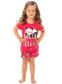 Kit de 5 Pijamas para Bebês Meninas - Conforto e Estilo em Roupas de Dormir Infantis - Multicolorido - Visão 8