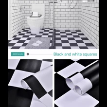 Rutschfeste Bodensticker für Badezimmer, selbstklebende wasserdichte Fliesensticker Wandaufkleber für Küche, Balkon, Esstisch-Matten, Schrankauszüge, Tapeten, Tischmatten, Raumdekoration, geeignet um Ölflecken und Feuchtigkeit zu verhindern, passend für Küchen, Esszimmer, Wohnzimmer, Schränke, Kleiderschränke, Familiengeschenke, Weihnachtsdekoration, Haushaltsgeschenke, Weihnachtsparty