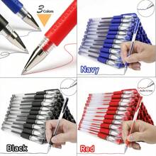 20pcs Minimalist Gel Pen, Minimalist Multi-Purpose Gel Rollerball Pen For Office, School Student Back To School - Blue - View 1