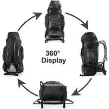 Hiking Backpack 90L Large Capacity Trekking Rucksack Waterproof Hiking Rucksack Travel Bag Lightweight Outdoor Camping Daypack For Men Women Climbing Touring - Variant1 - View 5
