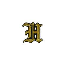 1 Pièce Optionnelle Alphabet Noir Edge Patch Brodé, Fer Sur/insignes, Vêtements Et Accessoires Décoration