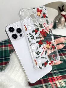 Christmas2024 1 Ốp điện thoại TPU chống rơi có các góc dày và in hình chuông Giáng sinh, tương thích với iPhone11/12/13/14 11Pro/12Pro/13Pro/14Pro Max, XR, 15/15Pro/15ProMax, 16/16Pro/16ProMax, Series - Nhiều màu - Xem 2