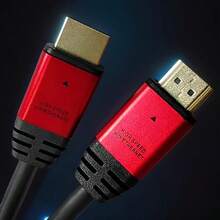 HDTV High-Definition Cable TV Computer Connection Cable 2.0 Version 4K Set-Top Box Display Extended Data Video Cable - Burgundy - View 4