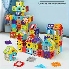 Puzzle Set For Children 3+ Years Old - Educational Toy To Promote Brain Development - Portable Plastic Building Blocks For Beginners, Creative Game And Skill Building