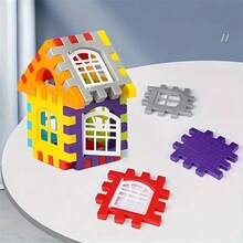 Puzzle Set For Children 3+ Years Old - Educational Toy To Promote Brain Development - Portable Plastic Building Blocks For Beginners, Creative Game And Skill Building