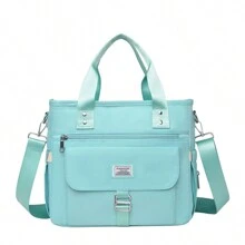 1 szt. Duża pojemność, gruba, izolowana torba piknikowa, przenośna torba termiczna, wielofunkcyjna torba na lunch do użytku na zewnątrz, świetny prezent do domu, na kemping, w podróż, do biura, do szkoły, na Boże Narodzenie, na Halloween, do organizera