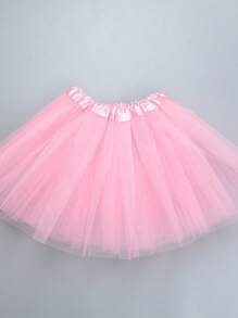 1pc Adult 4-Layer Tulle Tutu Skirt, Princess Costume Dress For Cosplay, Birthday Party, Halloween Role Play