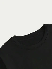 Cats T-Shirt Premium Print Casual Comfort Streetwear Unisex - 黑色 - 查看 4