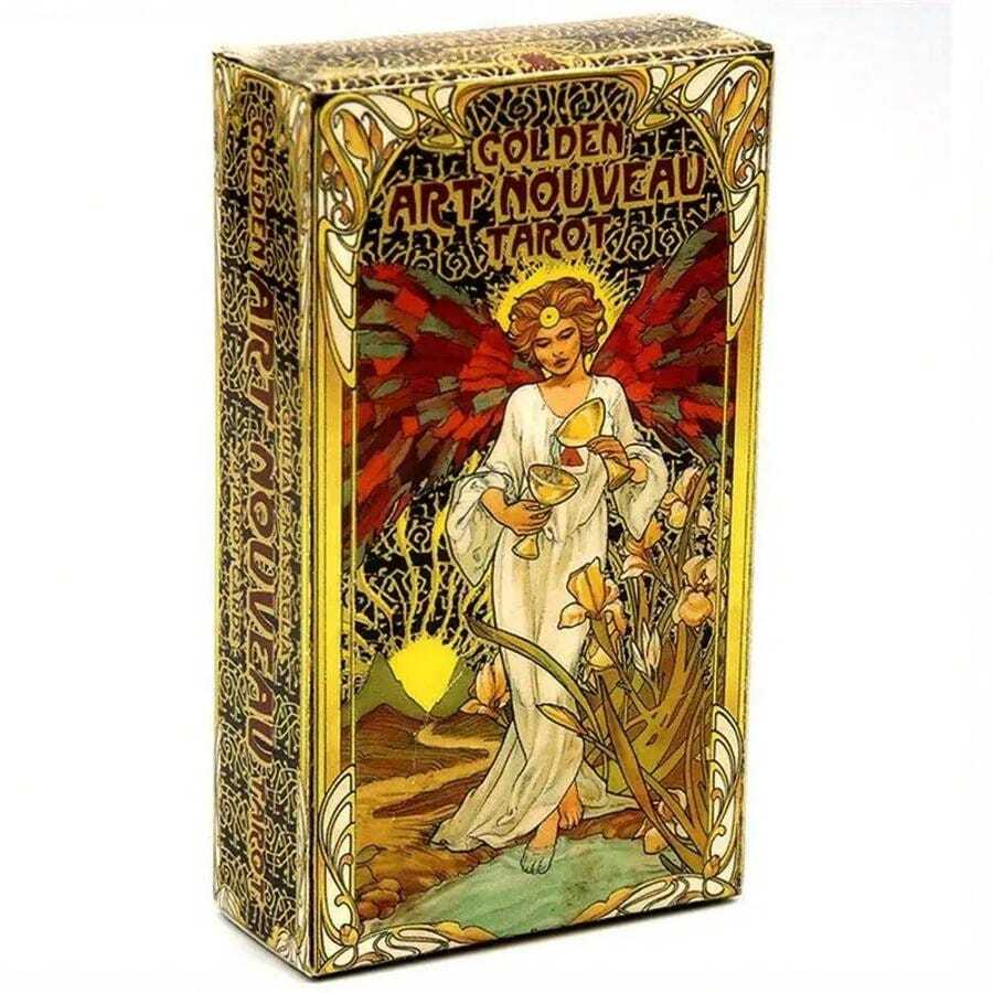 Goldenes Art Nouveau Tarot Deck - Standard Edition, klassische Art ...