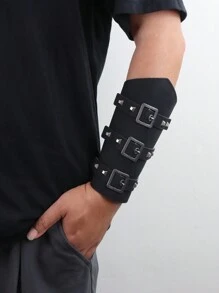1PC Nam Nữ Găng tay da Vòng đeo tay Viking Bảo vệ cánh tay bằng da Giáp thời Trung cổ Vòng đeo tay bằng da Bảo vệ cổ tay Cosplay (Đơn) - A - Xem 9