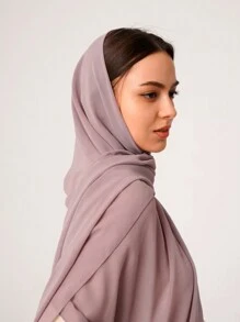 1 boîte 5 pièces foulards en chiffon de couleur unie + 2 pièces pinces à cheveux, ensemble de foulards, turbans pour le port casual quotidien, ensemble de foulards légers et respirants, boîte cadeau, cadeau de vacances