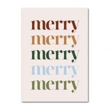 1 件圣诞树球装饰海报冬青冬季范帆布画雪花印刷品装饰家居房间画无框架 - 彩色 - 查看 42