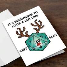 非常适合游戏玩家 - 幽默主题圣诞贺卡是游戏爱好者的理想礼物，适用于万圣节、周年纪念日、生日等 - 均碼 - 查看 3