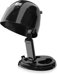 1875W Ionic Hooded Hair Dryer Bonnet With 3 Heating Settings, Professional Sit Under Hair Dryers For Women With Ceramic Technology, Portable Hair Dryer With Hood, Hooded Dryer For Home & Salon