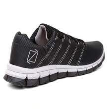 Men's Sports Shoes Training Gym Running Walking Light And Soft - 黑色 - 查看 6