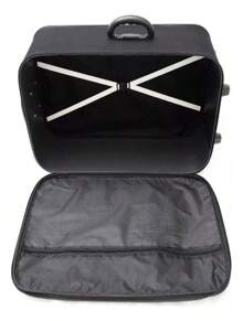 Village 2 Piece Travel Suitcase Set Black - Medium 23kg And Small 10kg Maple - 黑色 - 查看 2