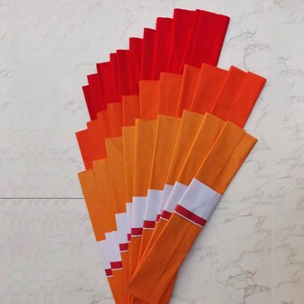 10 Pcs 50cmx200cm,78.7 X 19.7 Inch Bellaflor Florist Big Size Color Crepe Paper DIY Make Crafting Activies Bouquet Gift Florist Wrapper Birthday Flower Packaging Wrapping Paper
