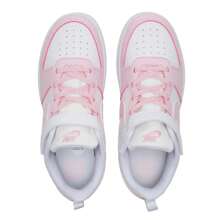 Nike 童鞋女孩休閒板鞋COURT BOROUGH魔鬼氈兒童運動鞋 DV5457-105 - 白/泡沫粉 - 查看 4