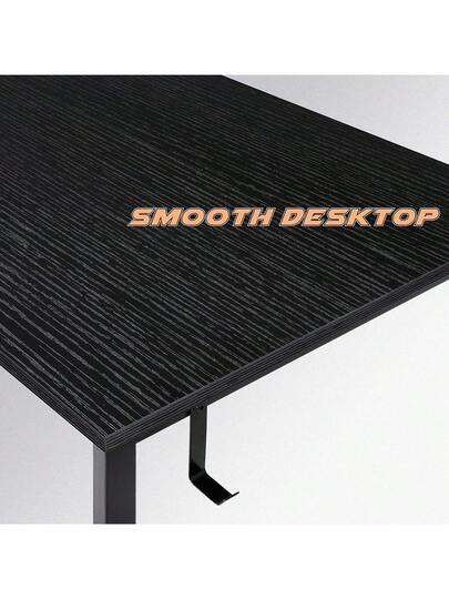 100cm Desk, Computer Tafel Headphone Holder Storage Bag, Stable Work Table, Industrial PC Small Office Home, 100 50 75 Cm view 6
