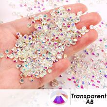1440pcs DIY Handmade Phone Beauty Nail Art Jewelry Rhinestone Decorative Artificial Diamond Materials - White - View 3