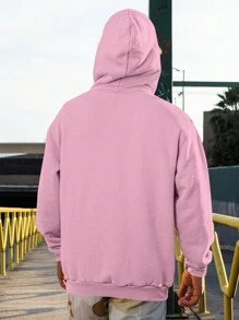 Jesus Messiah Savior Sweatshirt Evangelical Phrase Road Heaven CANGURU 2241 Flow Fx - 淺粉色 - 查看 7