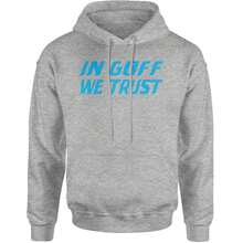 In Goff We Trust Detroit Adult Hoodie Sweatshirt - 希瑟灰色 - 查看 1