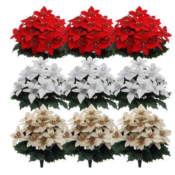 2 SZTUKI Sztuczne Pierwsze Produkty Czerwony Kwiat Jedwabna Poinsecja Sztuczne Krzewy Czerwone Kwiaty Bożonarodzeniowe 4 Głowy Aksamitna Poinsecja Z Łodygą Bukiet Dekoracja Domu Aksamitna Poinsecja Krzewy Weranda Kwiaty Bożonarodzeniowe Dom Ogród Dekoracja Ślubna Wewnątrz I Na Zewnątrz Sztuczne Kwiaty Ślubne Czerwona Jedwabna Poinsecja Kwiaty Ślubne Dekoracja Wewnętrzna I Na Zewnątrz Impreza Galeria Drzwi Dekoracja