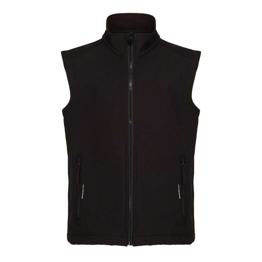 Regatta Childrens/Kids Ablaze Softs Reflective Gilet (Black) - Black - View 1