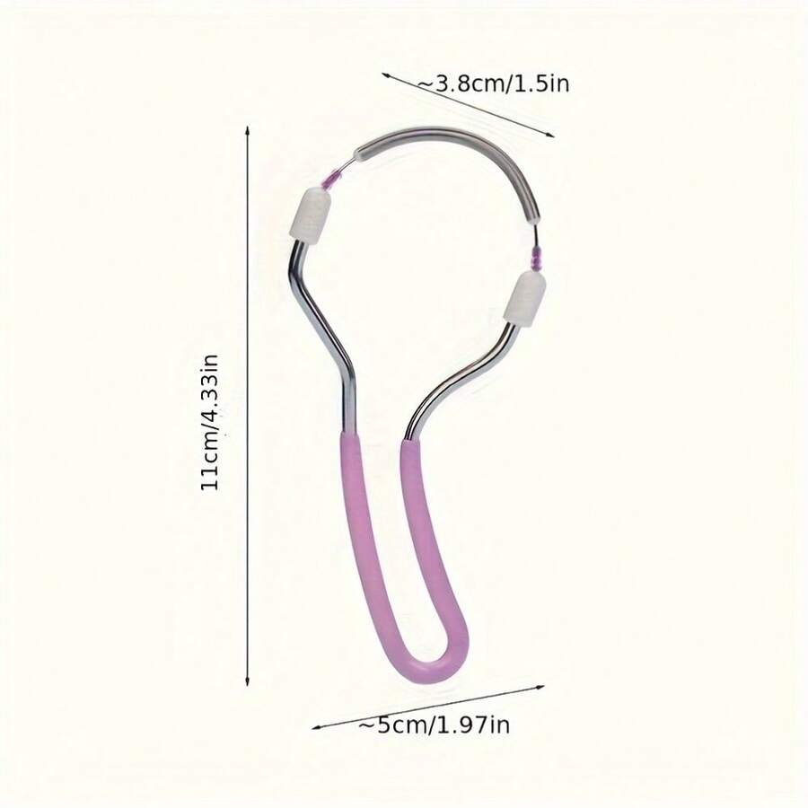 2pcs Facial Hair Remover Spring For Women, Portable Stainless Steel Epilator Coil Tool For