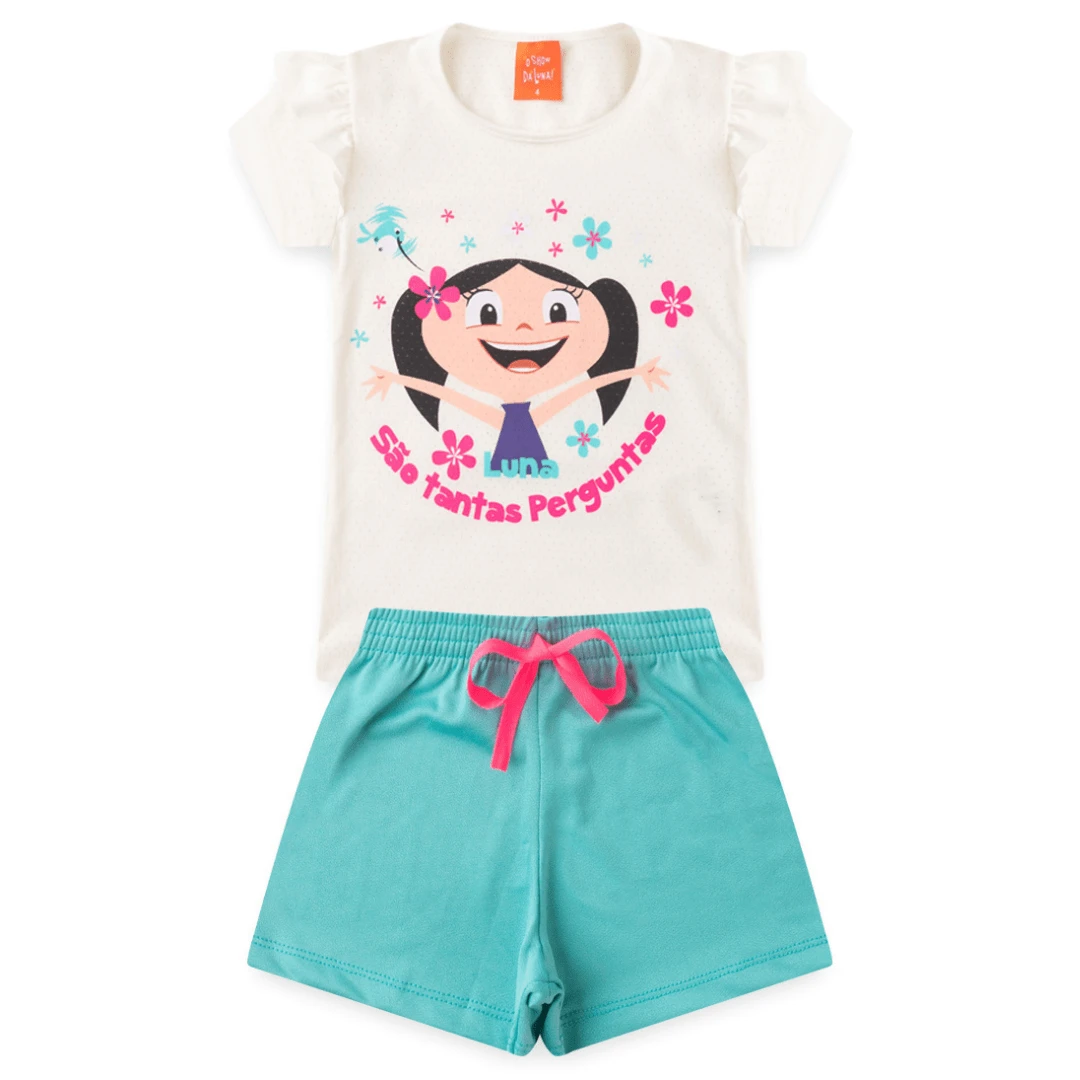 Luna Girl's Set There Are So Many Questions - Nhiều màu - Xem 1