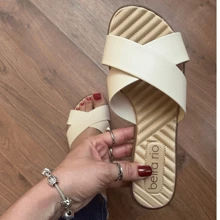 Women's Flat Sandals Beira Rio BR84 - 米色 - 查看 2