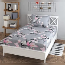 Micropercal Single Sheet With Printed Virol Elastic For Men And Women - 女性化 - 查看 5