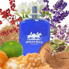 Apollo Blue 100 ML Men's Perfume Is A Woody Aromatic Fragrance For Men. This Perfume, Presented In An Elegant Spray Format, Captures The Essence Of Freshness And Sophistication. - Tươi và gỗ - Xem 2