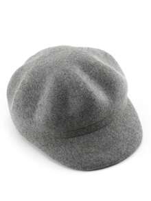 1 szt. Damska jesień zima koreańska vintage czysta wełna ośmiokątny kapelusz zewnętrzny kapelusz chroniący przed słońcem