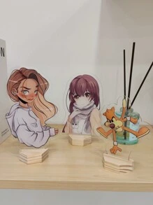Giá trưng bày Acrylic nhân vật hoạt hình/Anime tùy chỉnh, trang trí bàn làm việc, trưng bày tượng, đồ trang trí quà tặng, mô hình giá đỡ, thích hợp để triển lãm và sưu tập - Trong sáng - Xem 5