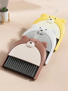 Bộ chổi mini để bàn dành cho học sinh dùng để vệ sinh bàn học với bụi, lông mềm, chổi gia dụng, bệ cửa sổ và xẻng rác - Nhiều màu - Xem 3