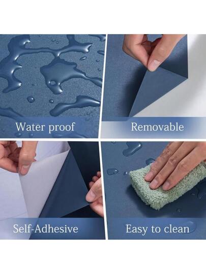 Roll Home Stick Wallpaper Roll, Waterproof Vinyl Contact Paper Living Room Wand Sticker Cabinets Kitchen view 4