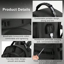 50L Outdoor  Backpack Rucksack Camping Hiking Trekking Bag - Black - View 4