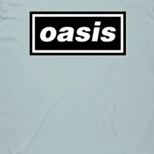 Oasis | Official Band T-Shirt | Decca Logo | SHIPPED IN 24 HOURS - Blue - View 2
