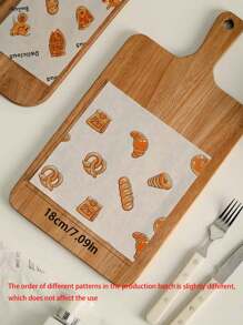 50张,牛皮纸,烘焙纸,耐油食品包装纸,蜡纸,烘焙工具,厨房小工具,厨房配件,家用厨房用品,不同批次订单略有不同 - 彩色 - 查看 14