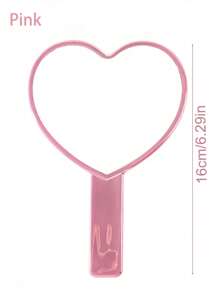 1 Peça Espelho Portátil Ondulado com Revestimento Eletrolítico em Formato de Coração, Espelho Fofo e Compacto de Alta Definição para Meninas, Maquiagem, Barato, Decoração de Quarto, Penteadeira, Viagem, Quarto, Acessórios de Maquiagem, Espelho, Espelho de Penteadeira, Mini Espelho, Espelho Compacto, Espelho Pequeno, Espelho de Mão, Barato, Enfeites de Meia, Maquiagem, Ferramentas de Maquiagem, Coisas Baratas, Presentes, Presentes para Mulheres, Presentes de Natal