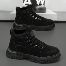 Men's Shoes Autumn Winter 2024 New Non-Slip Wear-Resistant Workwear Shoes Fashionable Casual Versatile Shoes Men's Sneakers