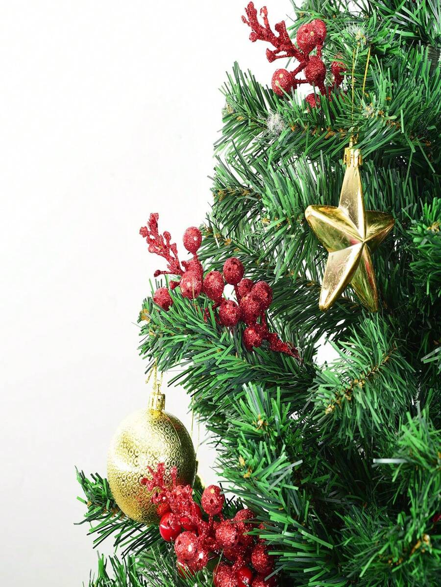 10 Pcs Christmas Imitation Berries Rose Gold Ornaments Artificial Berry